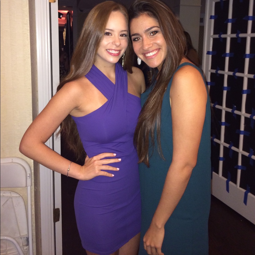 Purple halter dress! So flattering and like new.